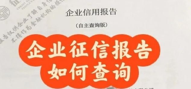 企业征信怎么查询需要什么材料？